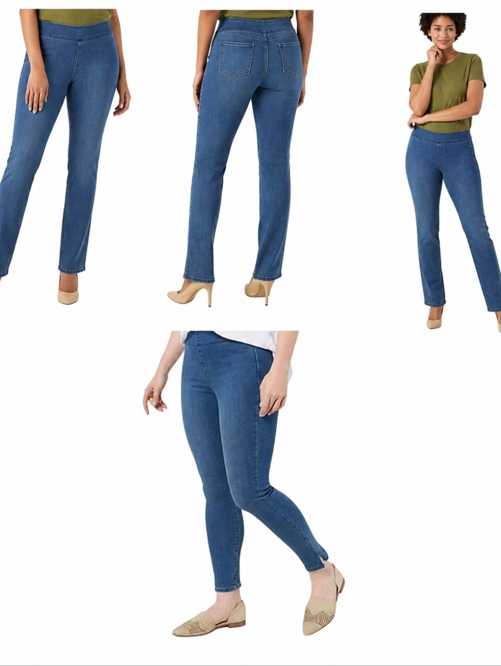 NYDJ Sculpt Her Denim Pull-On Straight Aquila Jeans NEW -Size 3X